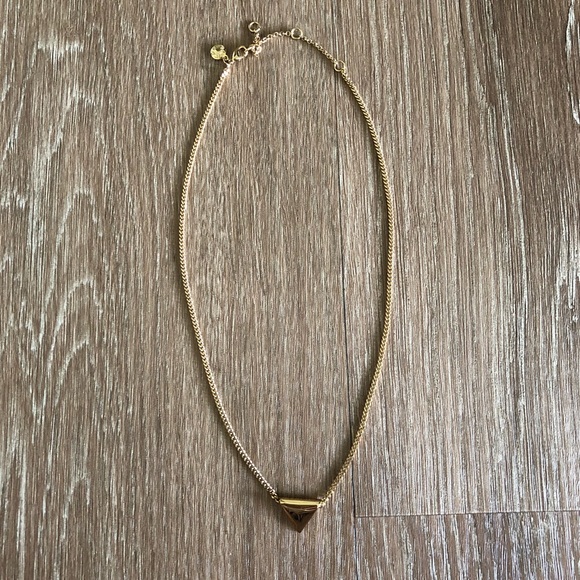 J. Crew Jewelry - J. Crew Rolled Triangle Pendant  Necklace